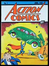 the cover of action comics number 1