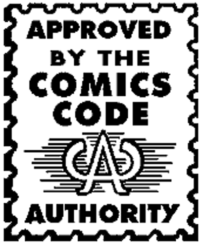 the stamp from the comics code authority placed on comics
