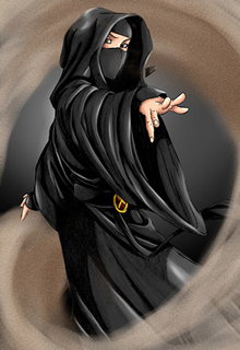 Dust, a burqua wearing super hero