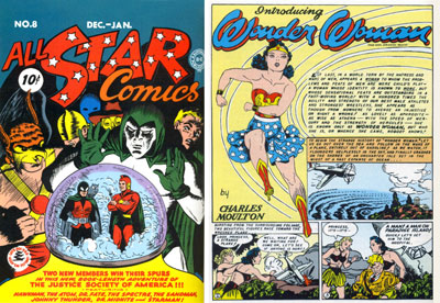 the cover of the first wonder woman comic