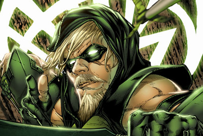 green arrow shooting an arrow