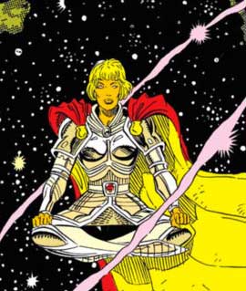 the goddess from the infinity crusade series