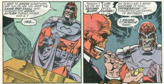 magneto talking to the red skull