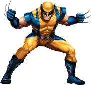 A cut out of wolverine