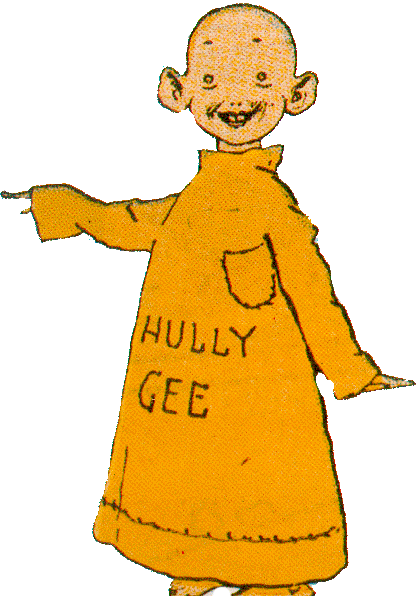the yellow kid from one of the first comic strips