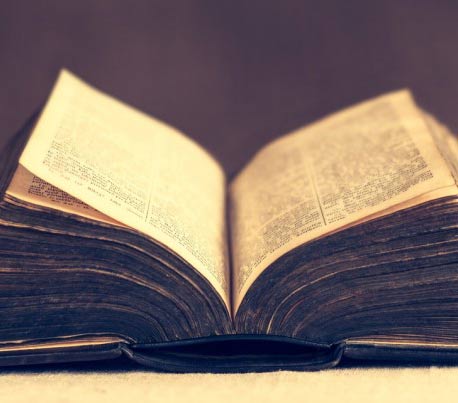 an open bible