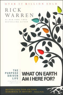 Cover of The Purpose Driven Life by Rick Warren